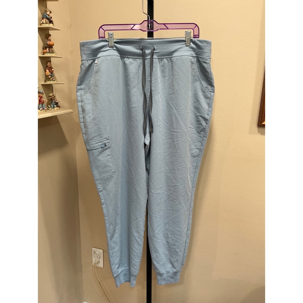 Figs Scrub Pants Zamora XXL Ceil Blue High Waisted Jogger W22SW2012
